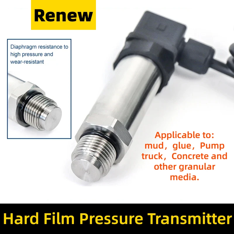 

Food Mud Flat Pressure Sensor 4-20ma Rs485 Hard Flush Diaphragm Structure Pressure Transmitter For Viscous Media