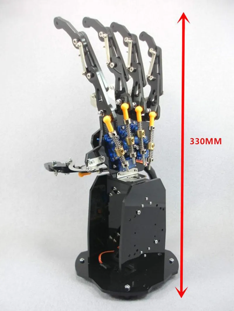 5 DOF-Kit Robot Cinq Doigts, Patte Mécanique en Métal, pour Ardu37Arm Stores et Droitier, Pigments DIY