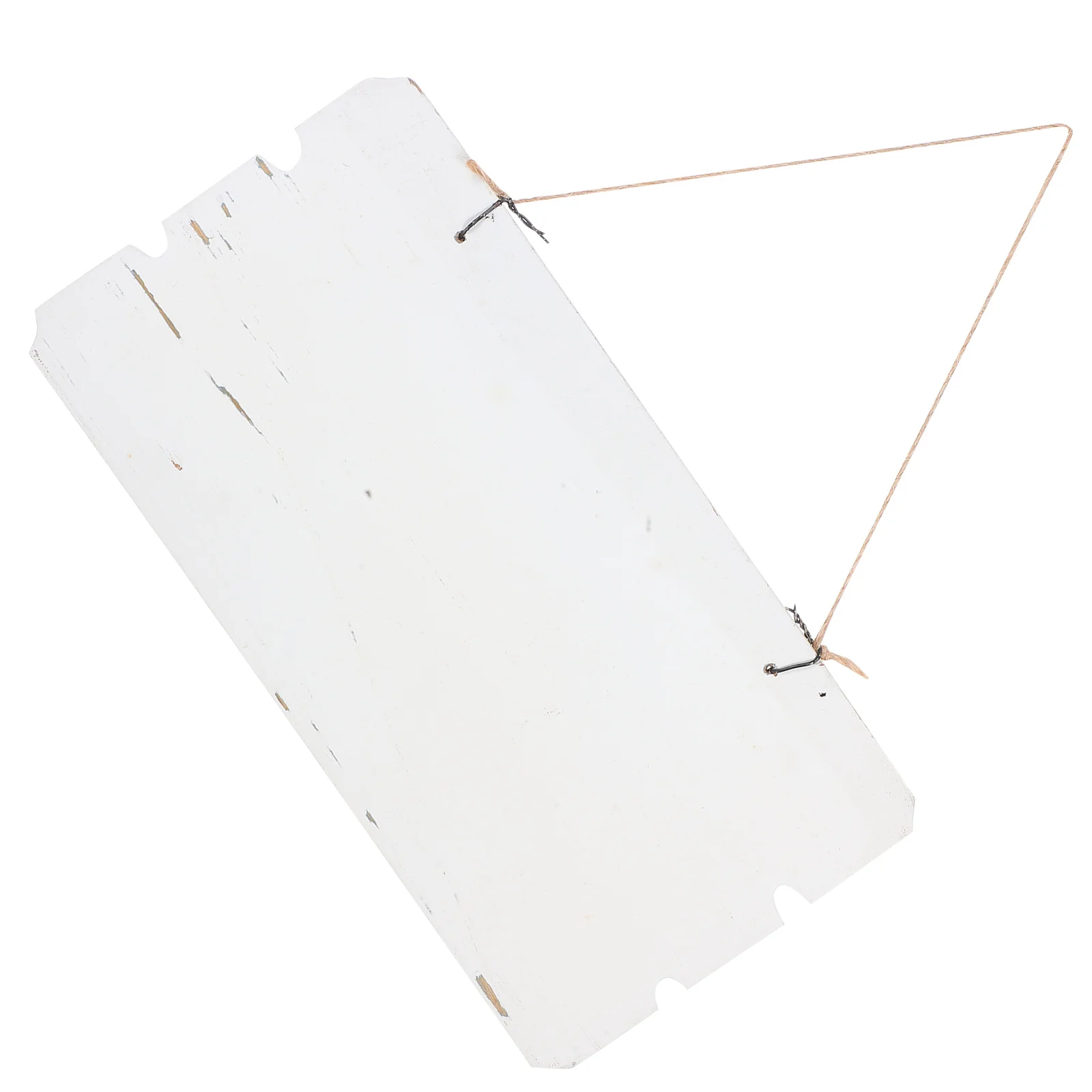 

Wooden Sign Cut Diy Blank Wood Sign Ornament Door Hanger White Paintable Wood Tag Hanging Decor Rectangle Plaque