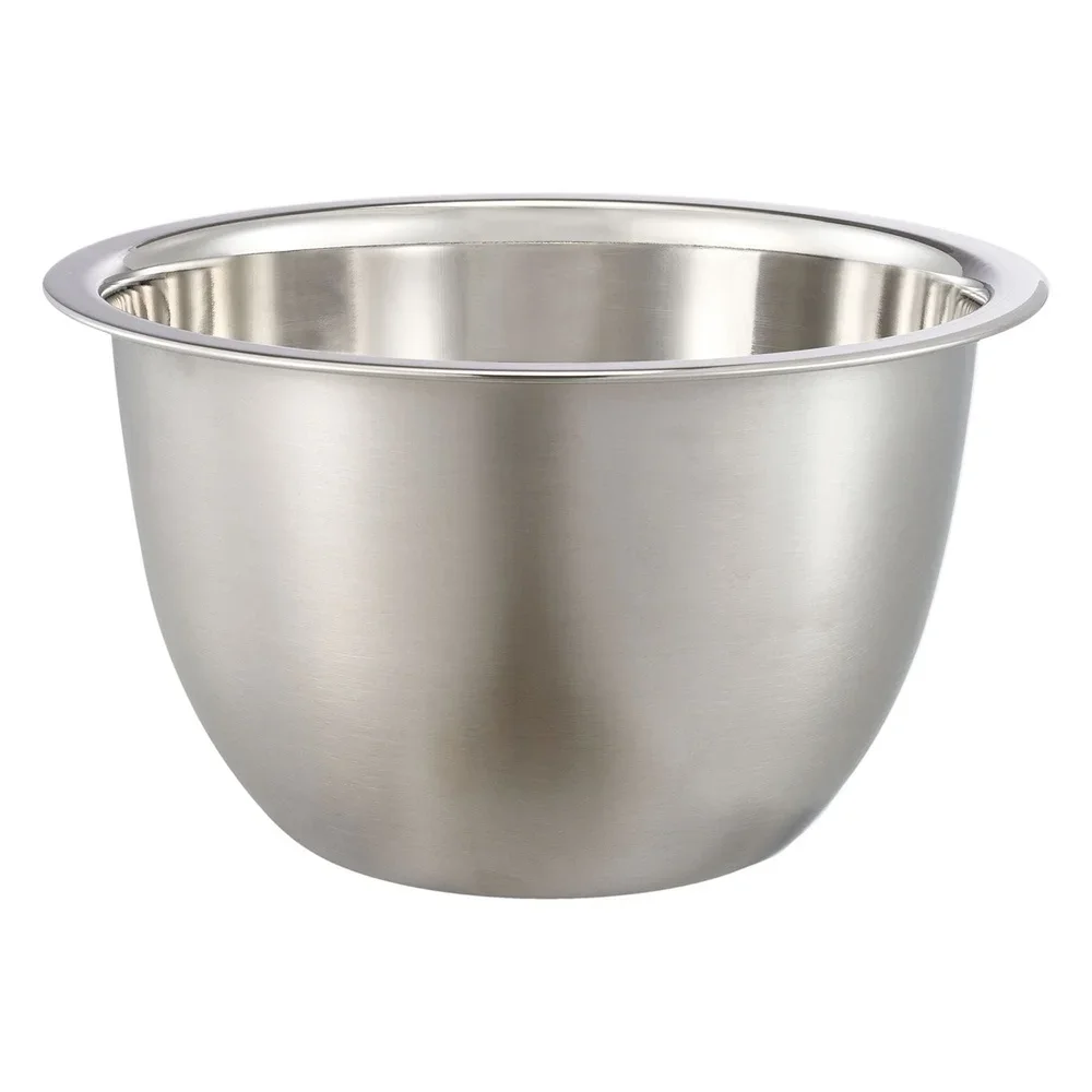 3QT Stainless Steel Mixing Bowl Durable Multi Use Kitchen Prep Serving Dishwasher Safe Non Stick Easy Clean