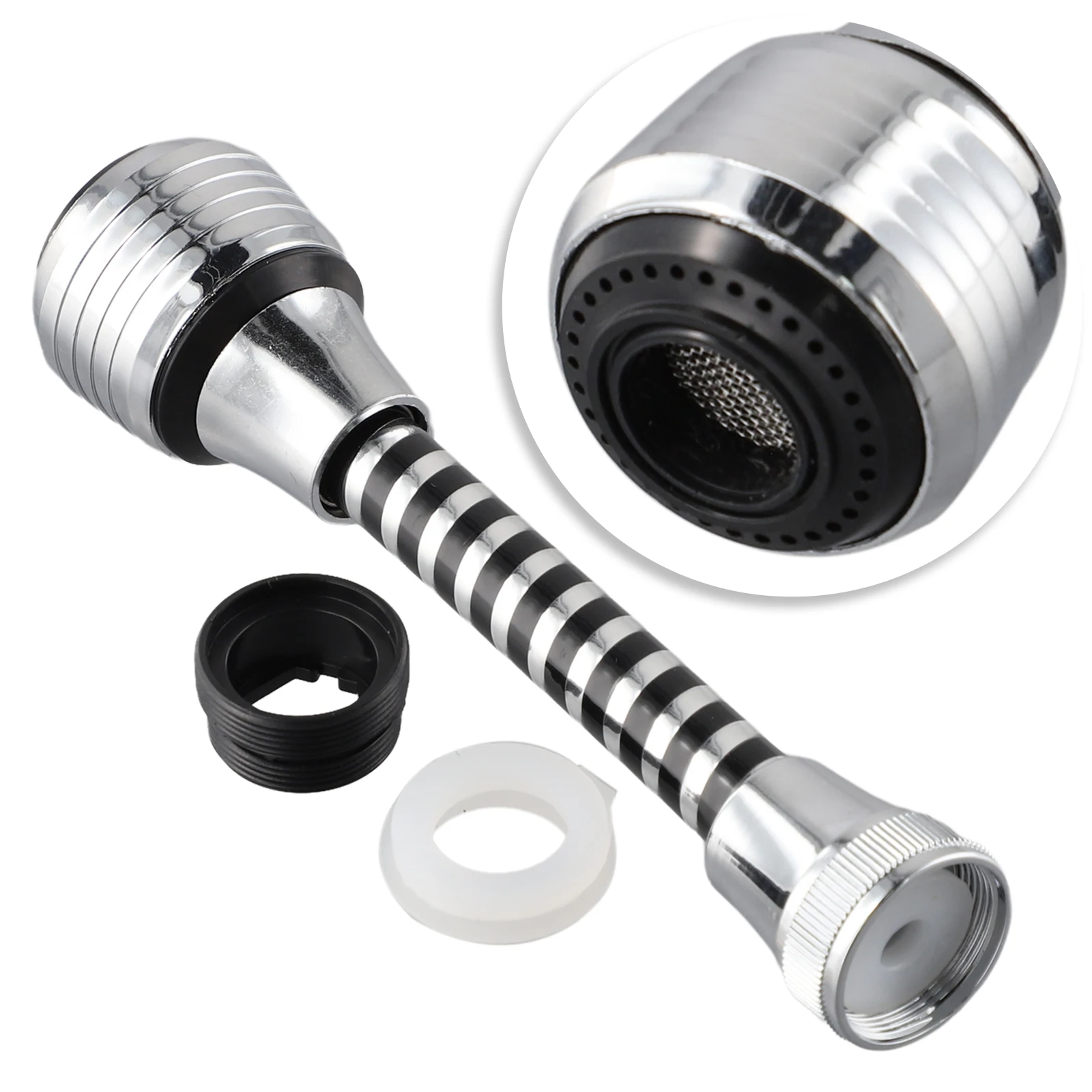 Swivel Faucet Faucet Diffuser Water Saving Faucet Extender Kitchen Nozzle Replacement Shower Water Filter 360°