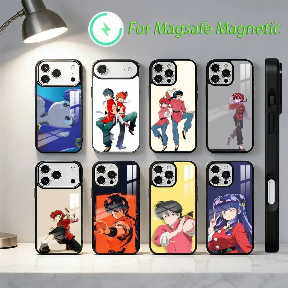 

Anime Ranma Phone Case For iPhone17,16,15,14,13,12,11,Plus,Pro,Max For Magsafe Wireless Charging