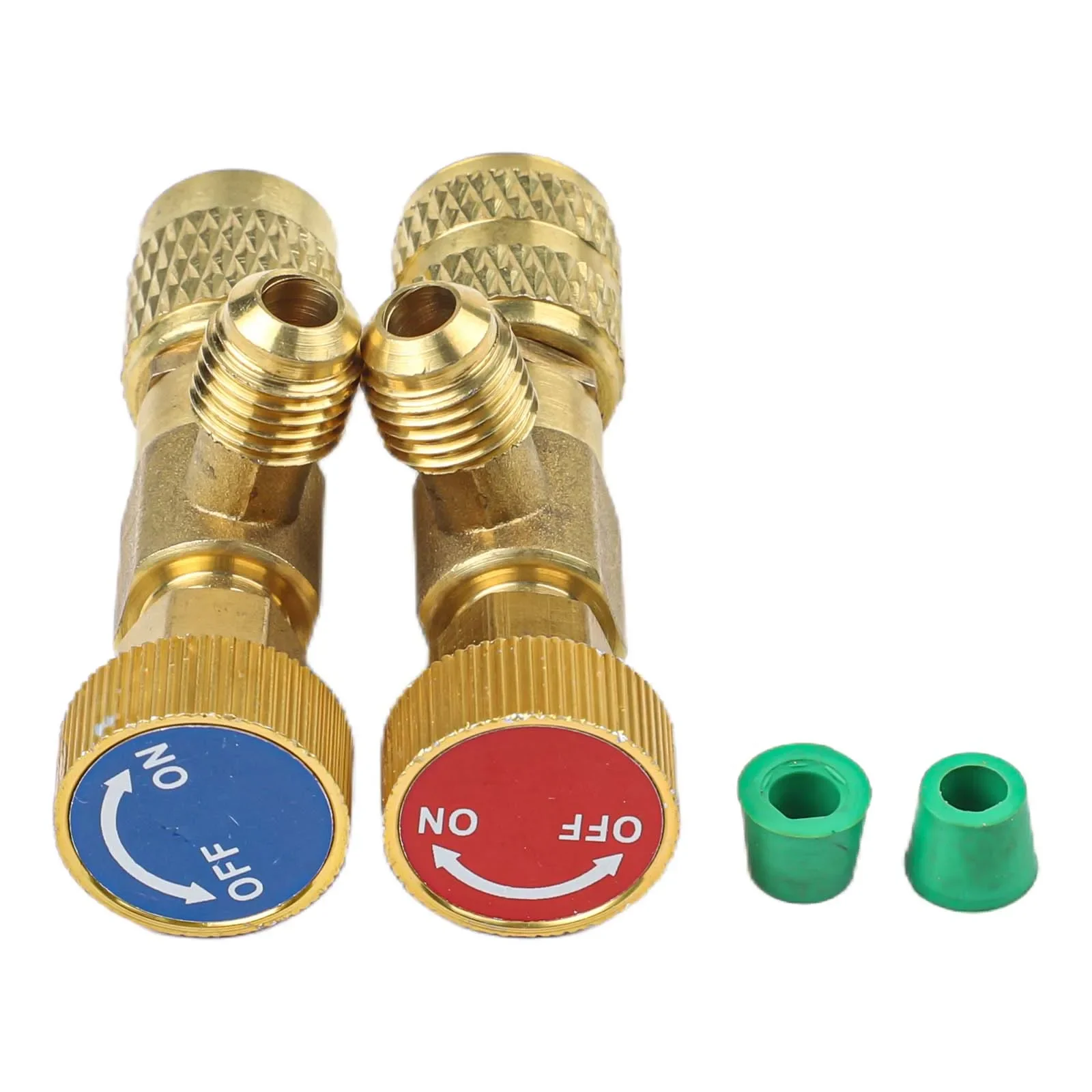 Copper Material Air Conditioning Refrigeration Adapter for R22R410A Safety Valve Movable High/Low Pressure Valve