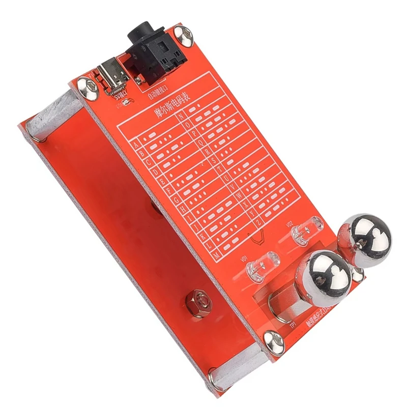 New DC 5V CW Morse Touch Sensing Automatic Key Type-C USB Morse Touch Sensing Auto Key for Maker Group-A86Z