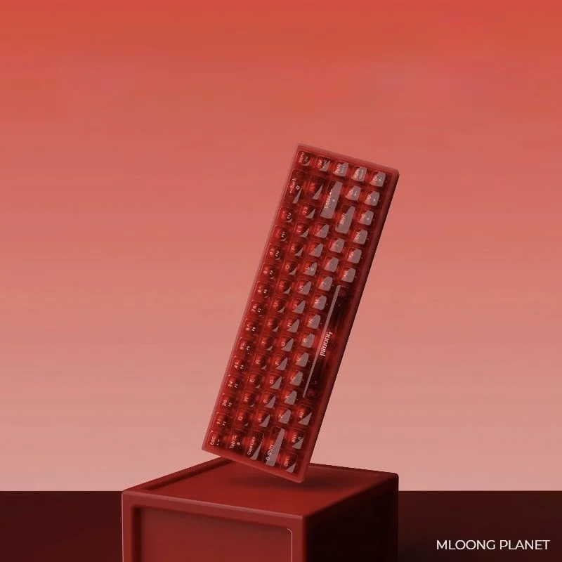 K680 second-generation flash powder shaft wired mechanical keyboard, non-hot-swappable