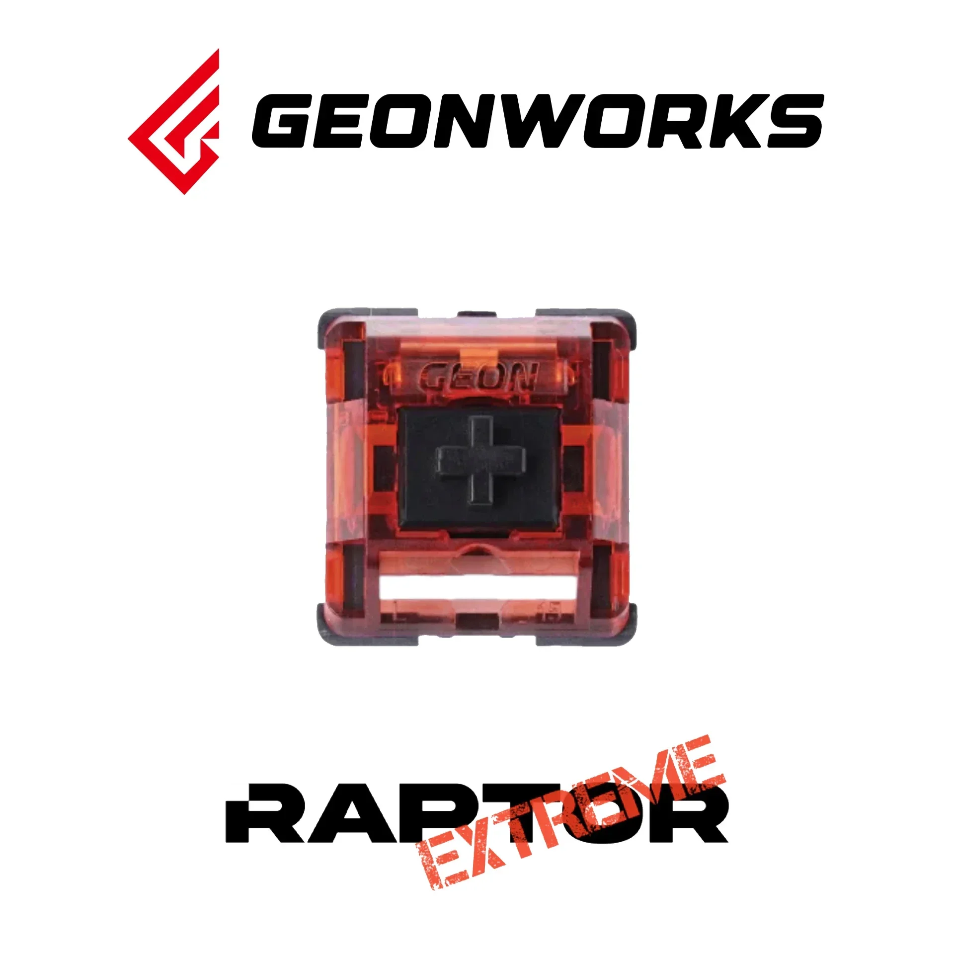 Geonworks Raptor Mx saklar ekstrem 45g, pemicu cepat sumbu game Raptor Mx saklar Linear mekanis untuk hadiah Aksesori Keyboard