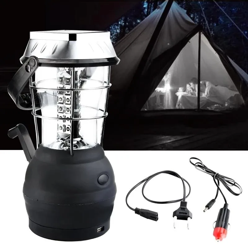 Outdoor Camping Portable Rechargeable High Capacity Lighting Student Dormitory Hanging Tent Hanging Light Lantern Travel Lamp