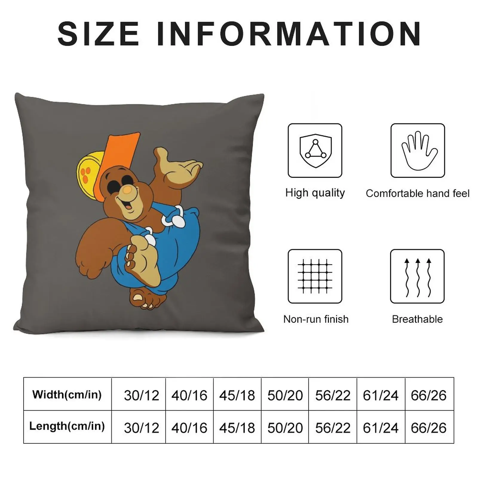 Digger Throw Pillow Sofa Decorative Covers Decorative Sofa Cushion Embroidered Cushion Cover Bed pillowcases pillow