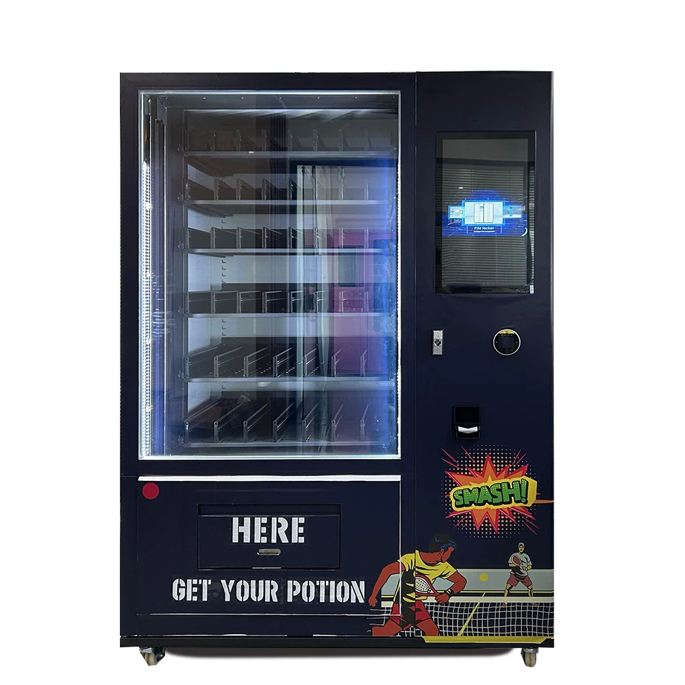 24 hour outdoor  vending machine snack and drink with lift  locker vending machine