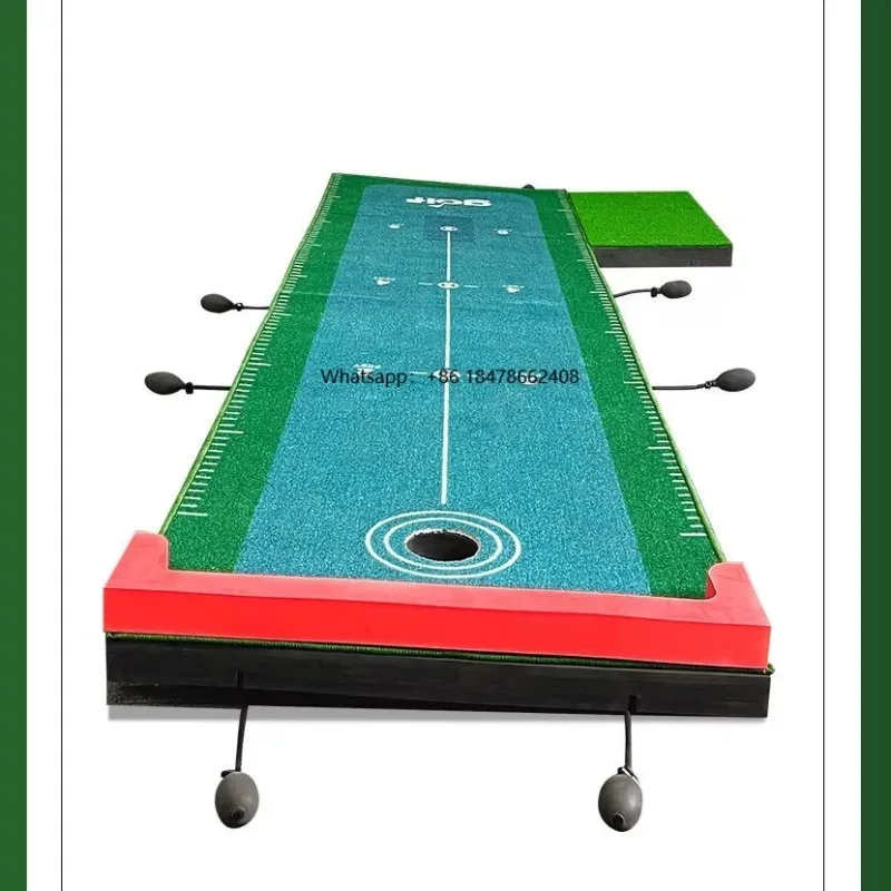 

Indoor Putting Green with Ball Return Golf Adjustable Practice Training Equipment Putting Mat for Home Office