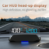 C7 Auto GPS Head Up Display Auto Electronics HUD Projector Display Digital Car Speedometer Accessories Compass KMH MPH