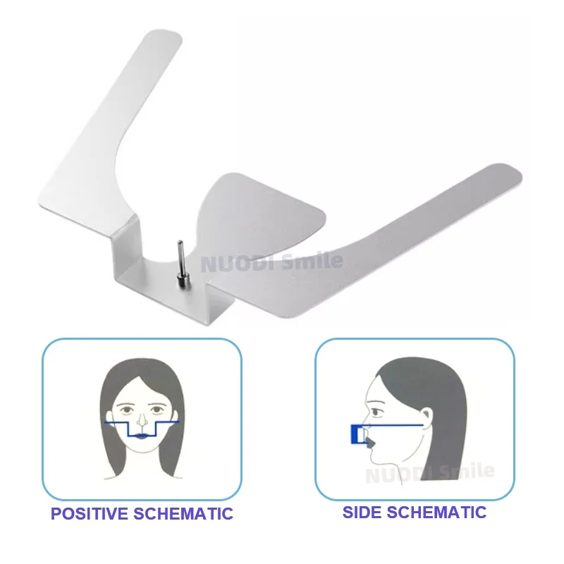3D Dental Orthodontic Occlusal Maxillary Casting Jaw Fox Plane Plate Stainless Steel Autoclavable Mouth Guard Oral Dentist Tool