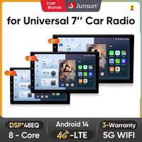 Junsun Android Wireless CarPlay Auto Car Radio For Volkswagen Hyundai Nissan Toyota Kia Intelligent Systems DSP SWC RDS GPS FM