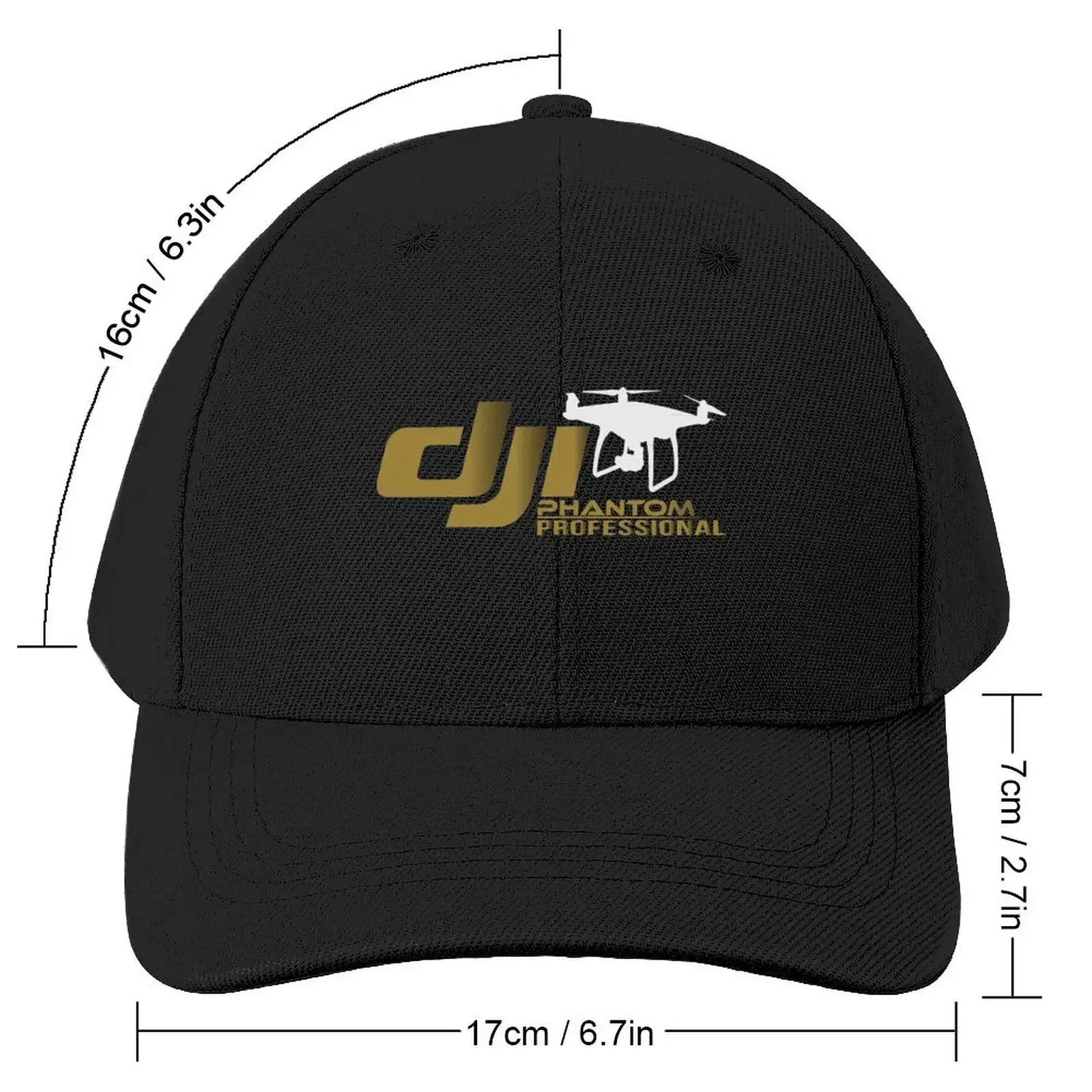 Dji Phantom Pilot Professional drone cool unisex Baseball Cap Fishing cap Wild Ball Hat Mens Women's