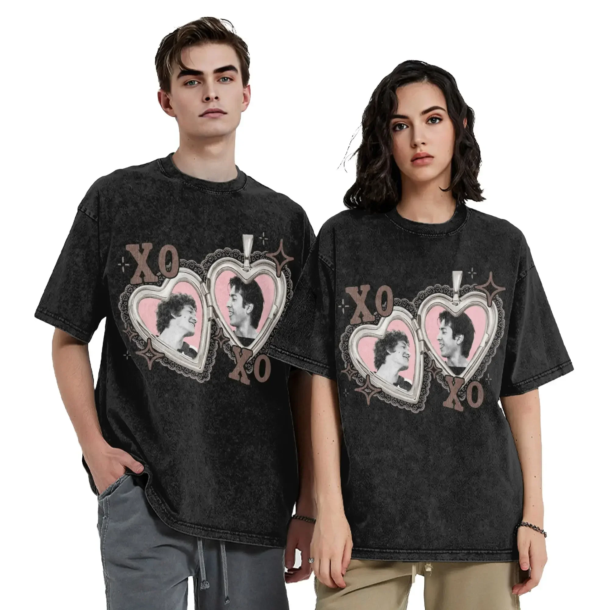 Customization Connor Storrie And Hudson Williams Washed T Shirt Streetwear T-Shirt THE COTTAGE Heated Rivalry Tees Men Women Sho