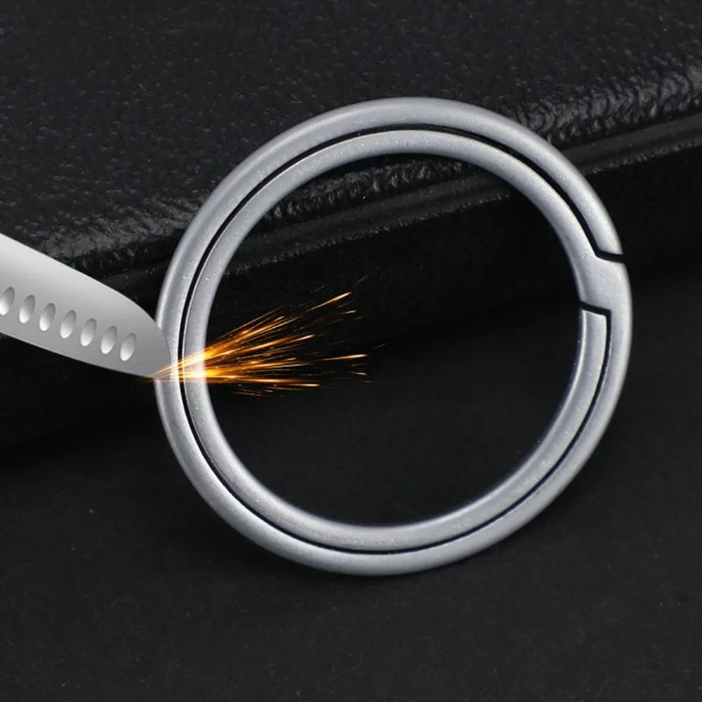 Touwdruppel hangende gesp Outdoor gereedschap Autosleutelhanger Super lichtgewicht sleutelhangers Titanium sleutelhanger Titanium sleutelgesp