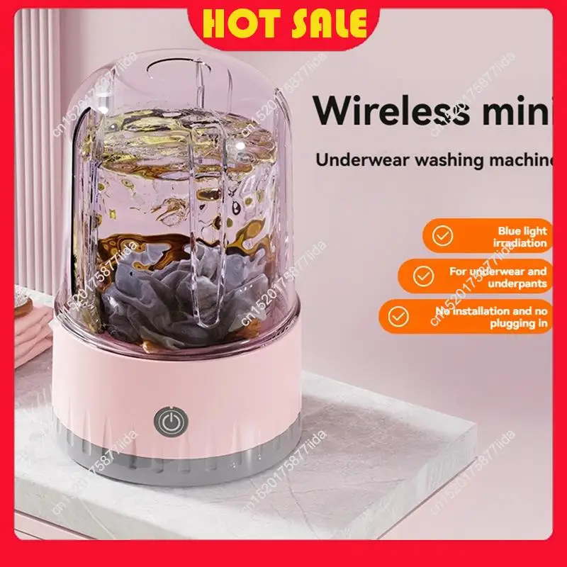 Needful Portable Washer Underwear Washer 2000MAH Rechargeable Cordless Mini Portable Washing Machine For Apartment Travel