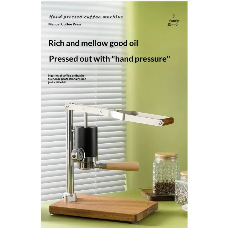 Extraction Grease Rich Integrated Pressure Bar Hand Pressure Espresso Coffee Machine Retro