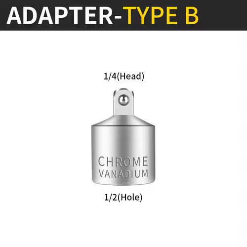 Onnfang Socket Adapter Drive Head Ratchet Wrench 1/2 3/8 1/4 CR-V Chrome Vanadium Steel for Car Bicycle Garage Home Repair Tools - Image 18
