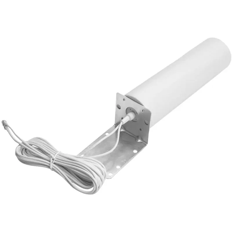 

Solid 2X Wifi Antenna 4G LTE Antena 12Dbi Omni Antenne Male 5M Dual Cable 2.4Ghz For B315 E8372 E3372 ZTE Routers CRC9 Male