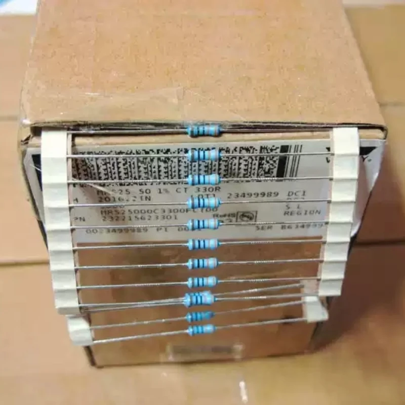 VISHAY-BC 330R resistor MRS25 MBB0207 1% copper pin imported metal film
