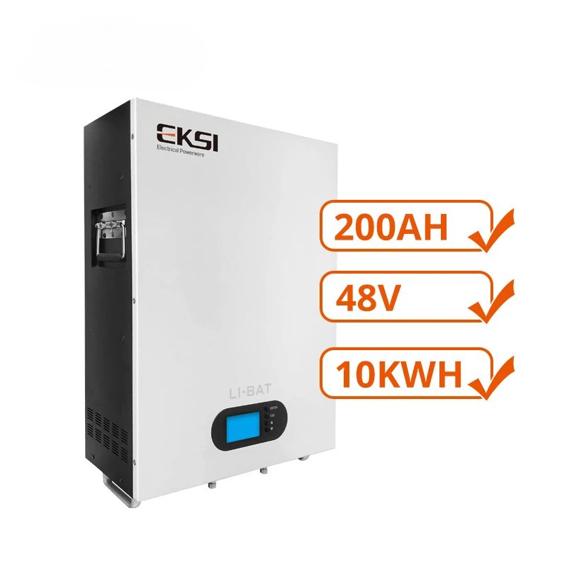 Solar Battery 10kwh 48v 200ah Lifepo4 Home Energy Storage Lithium Battery For Wall