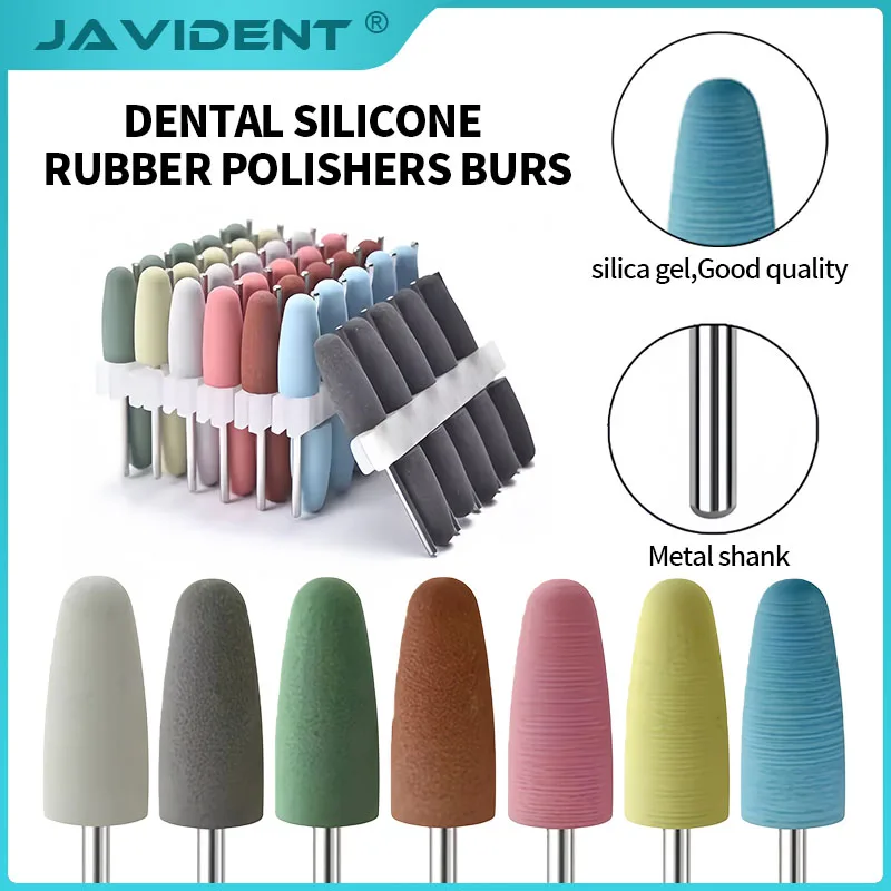 10Pcs Silicone Nail Drill Bit Rubber Milling Cutter Set For Manicure Pedicure Drill Nail Buffer Grinder Salon Accessories