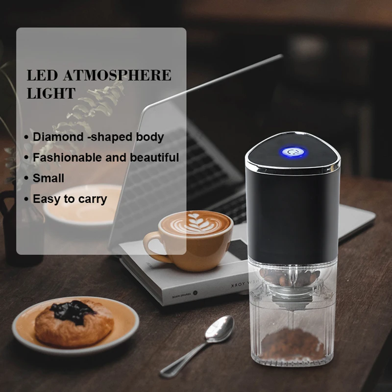 TINTON LIFE Electric Coffee Grinder Outdoor Camping Portable Adjustable  Profession Ceramic Grinding Core Food Grinder