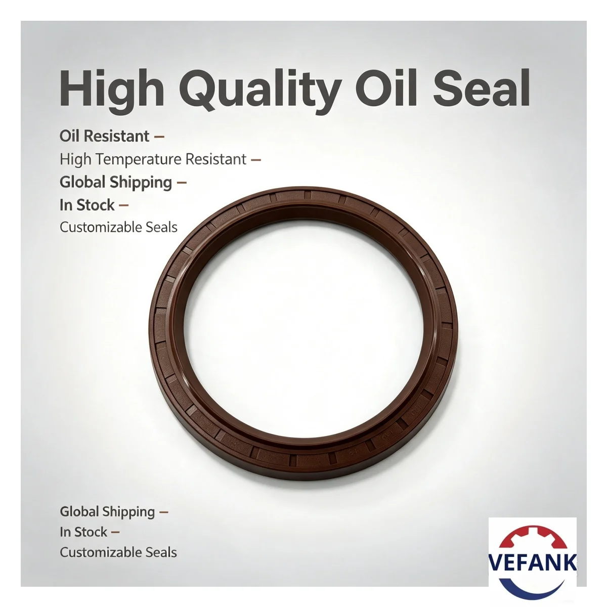 100*132*13 mm, Oil Seal, NBR, Brown, Factory Direct, Brand New High Quality, In Stock, Suitable for Automotive Sealing