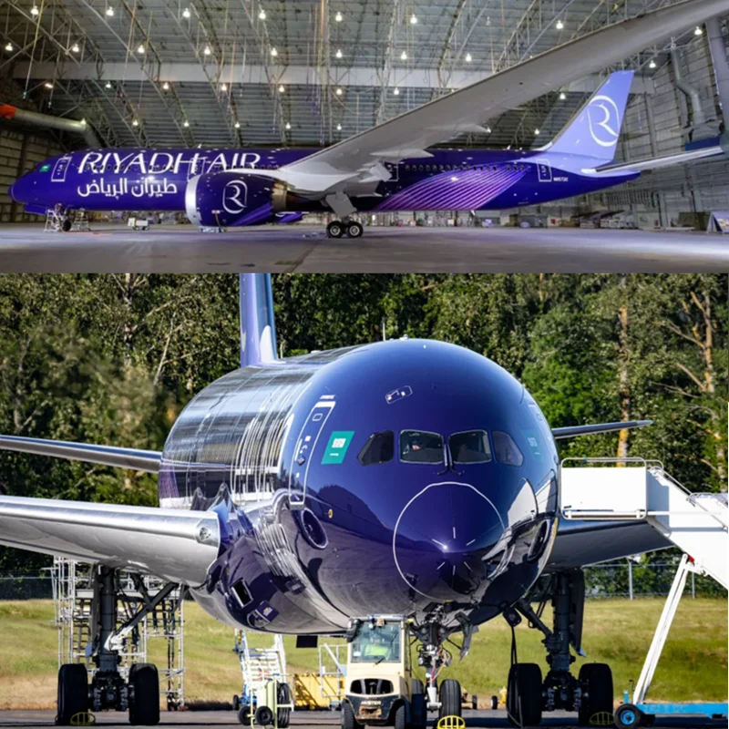 

Масштаб 1:130 в масштабе Саудовской Аравии Riyadh Airlines Boeing 787 طuyan Bravo самолет со световой коллекцией украшения дисплей игрушки подарки