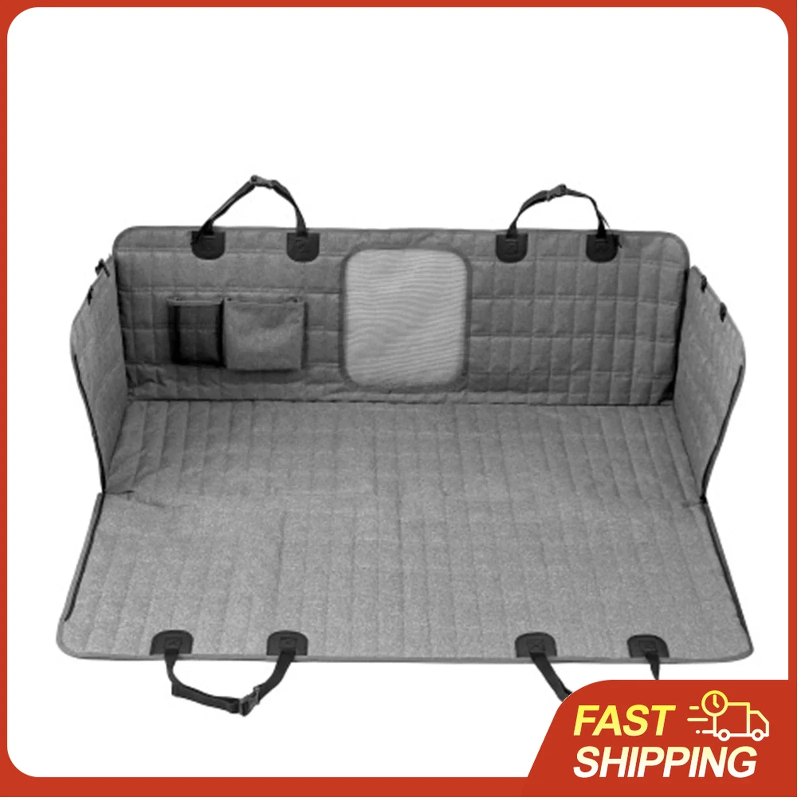 Dog Car Back Seat Cover Waterproof Oxford Cloth Breathable Mesh Design Pet Car Cover for Dogs Cats