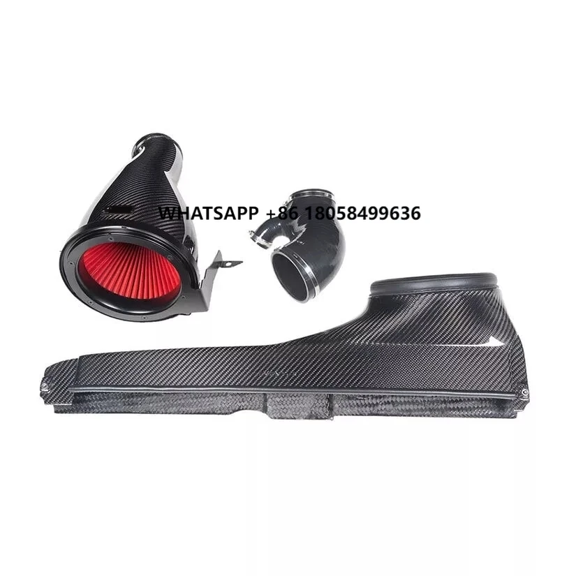 

Carbon Fiber Auto Parts Factory Customized Black Glossy Carbon Car Auto Air Intake for Porsche BW Benz