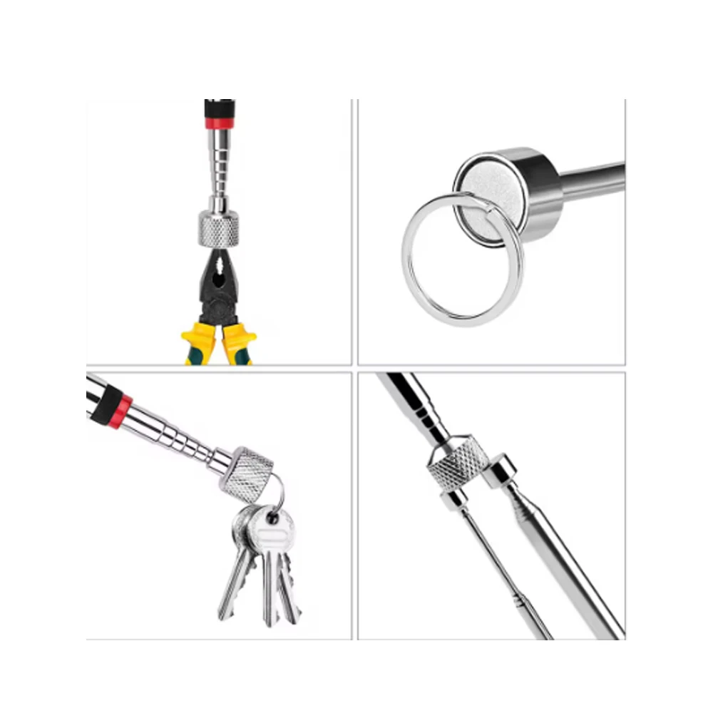 Portable Magnetic Grabber Gadget Magnet Pen Telescoping Magnetic Pick Up Tool Handheld Extendable Useful for Hard-to-Reach