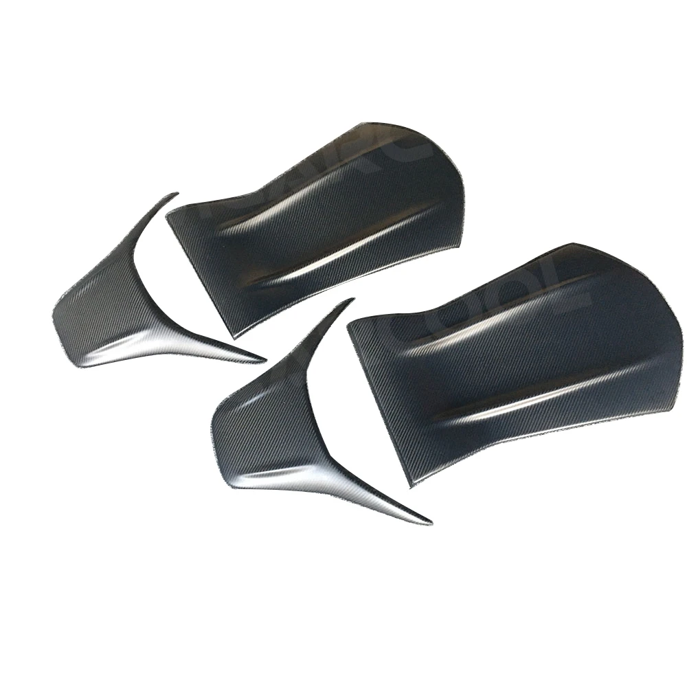 JMCARCOOL Dry Carbon Fiber Seat Back Cover Trim Decoration For