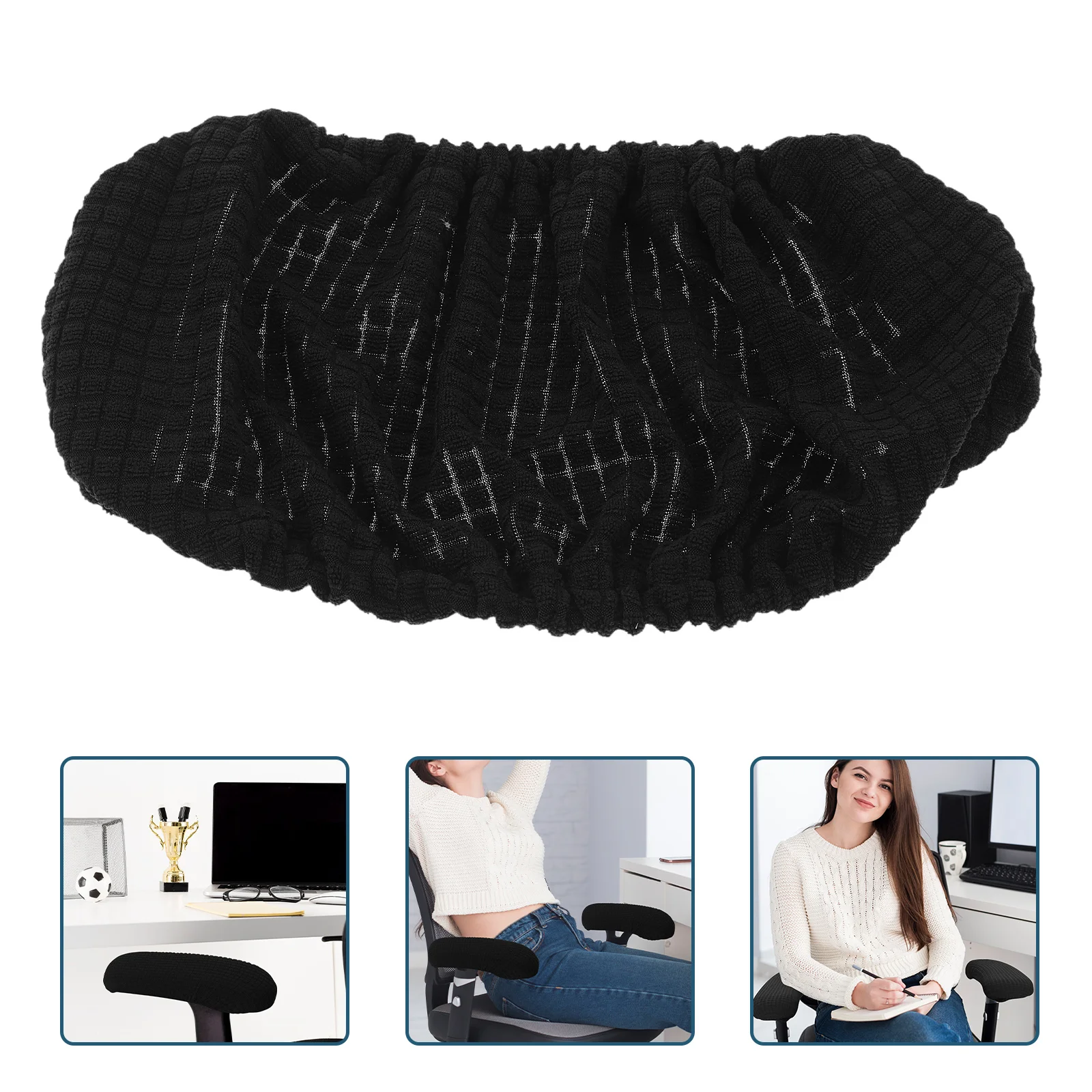 

Universal Car Armrest Cover Protective Sleeve Soft Armrest Cushion Black Gray Car Interior Accessories Upgrade