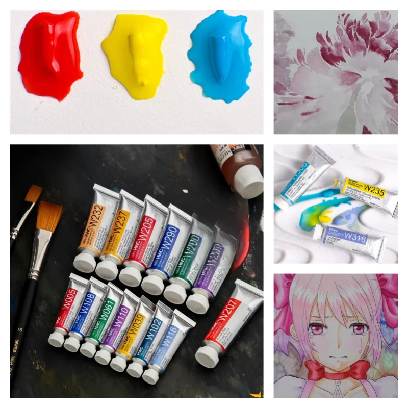 15ml Precipitation Color Fluorescent Color Watercolor Pigment Artwork Painting Graffiti Coloring Auxiliary Watercolor Pigment
