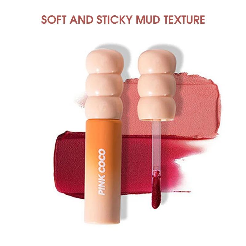 Heallor Thick Misty Autumn Sunset Starry River Lip Glaze Matte Misty Velvet Lip Mud Pseudo Plain Face Light Makeup Lipstick