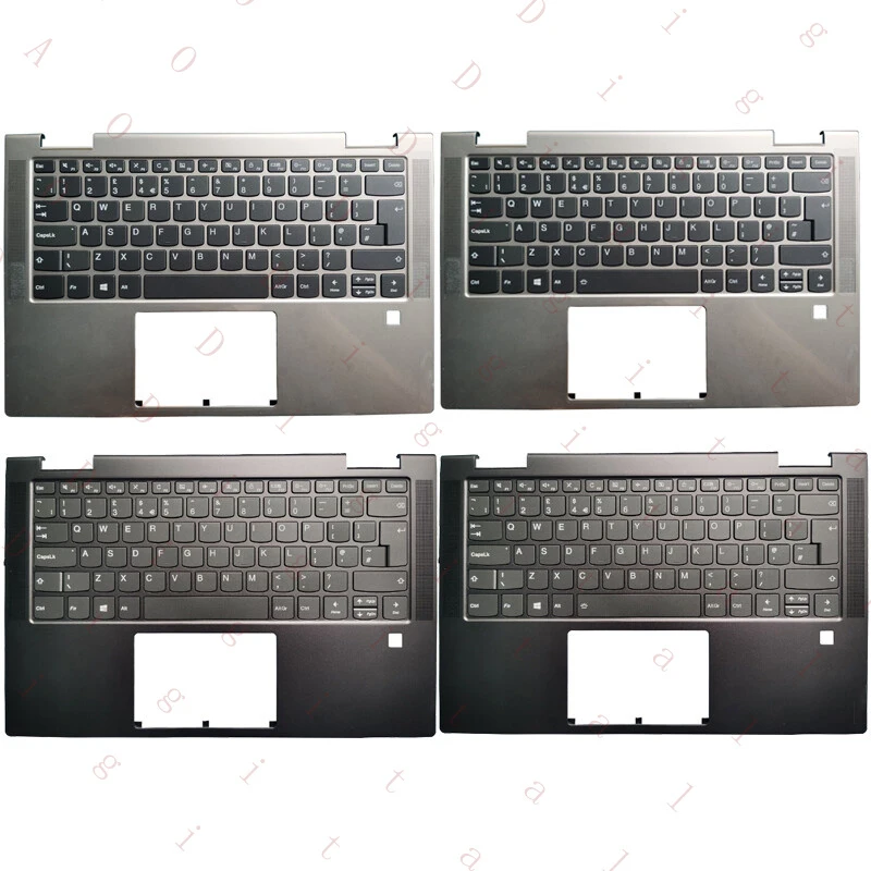 

LL NEW For Lenovo Yoga C740-14 C740-14IML UK Laptop keyboard Upper Palmrest Case