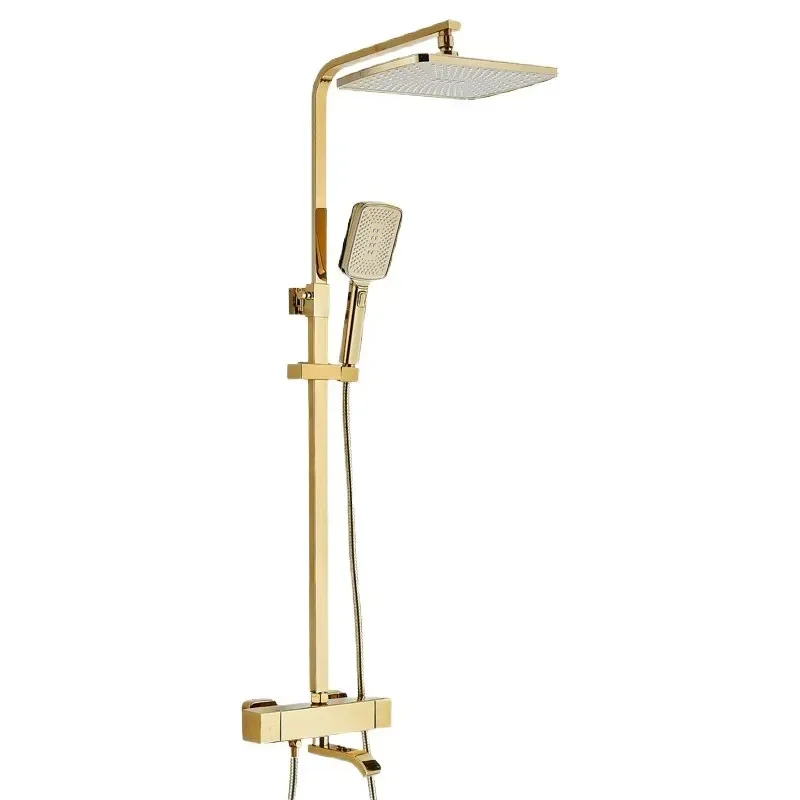 

Golden shower shower set, household bathroom, hot and cold shower, toilet4