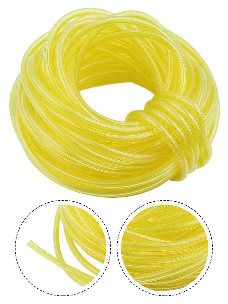 Length 10m Fuel Line Hose String Tube Petrol Line For Trimmer Chainsaw Blower Tool Chainsaw Blower Trimmer Gas Engine Yellow