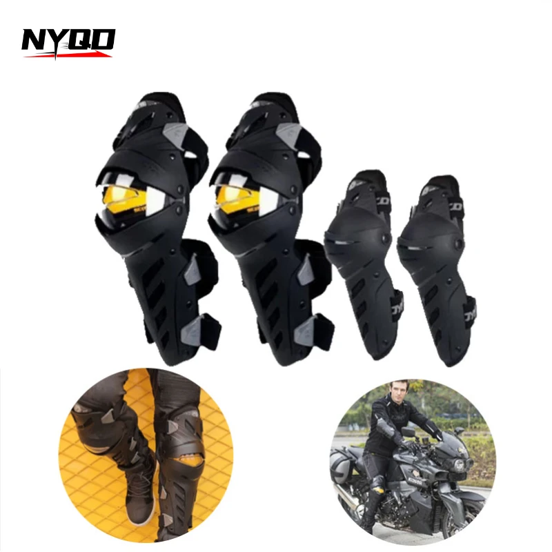 

SCOYCO Motorcycle Knee Pads Elbow And Knee Pads Men's And Women's Motorcycle Riding Equipment Anti-fall Four Seasons