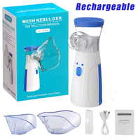 1Pcs Medical Rechargeable Silent Mesh Nebulizer Handheld Asthma Ultrasonic Inhaler Atomizer For Adults Children Health Care