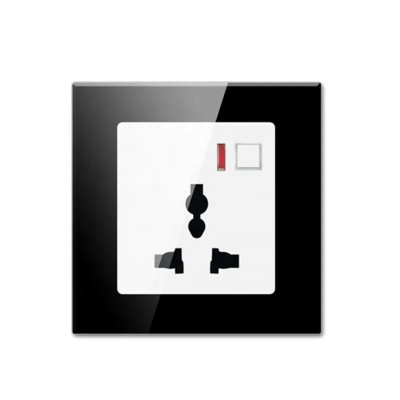 نظام المنزل الذكي واي فاي مقبس الحائط مع USB/نوع C وصندوق تخزين الهاتف 13A منفذ واي فاي الذكية العالمي قابس طاقة مقبس الحائط