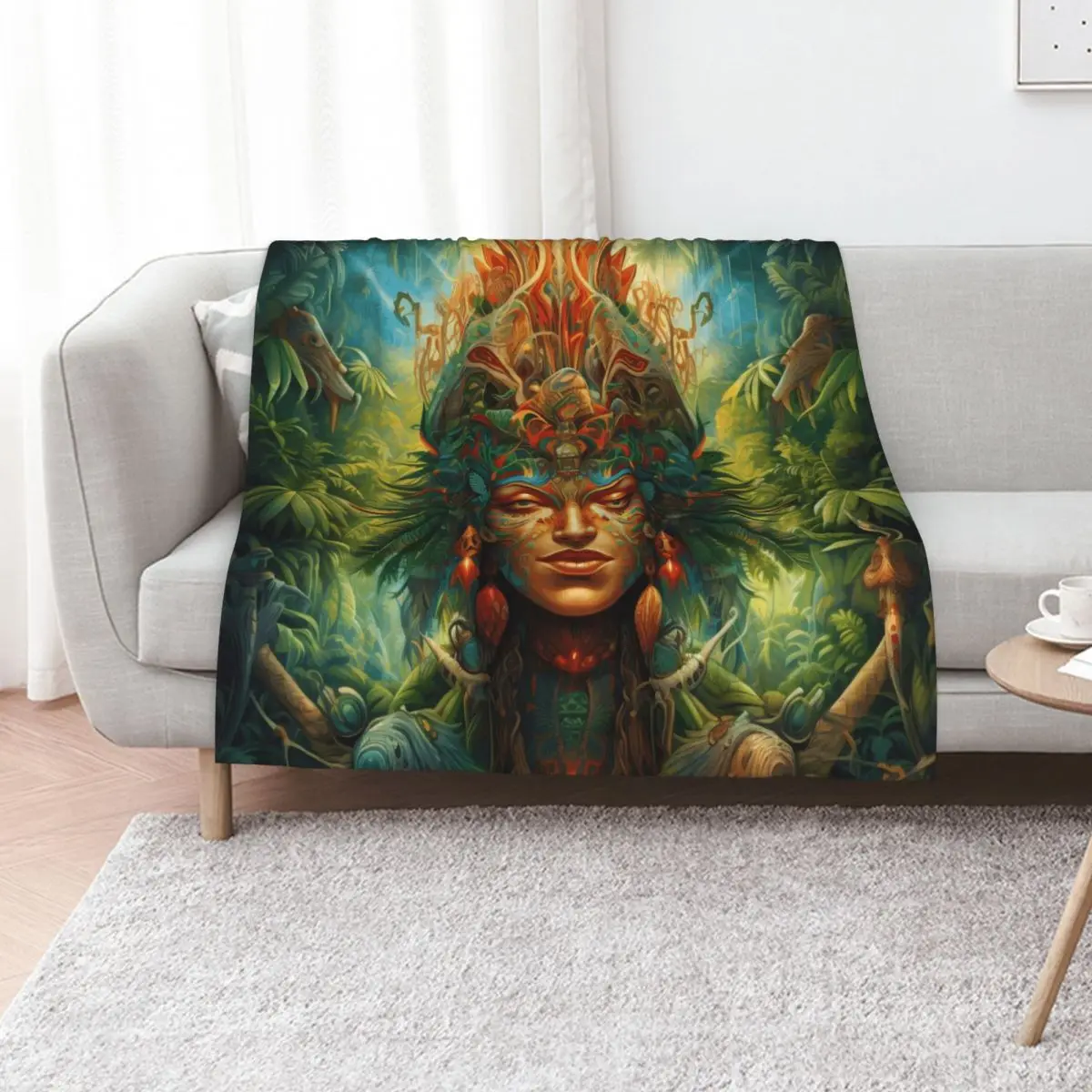 Sacred Ayahuasca Vision Throw Blanket warm for winter For Decorative Sofa Moving Baby anime Designers Blankets