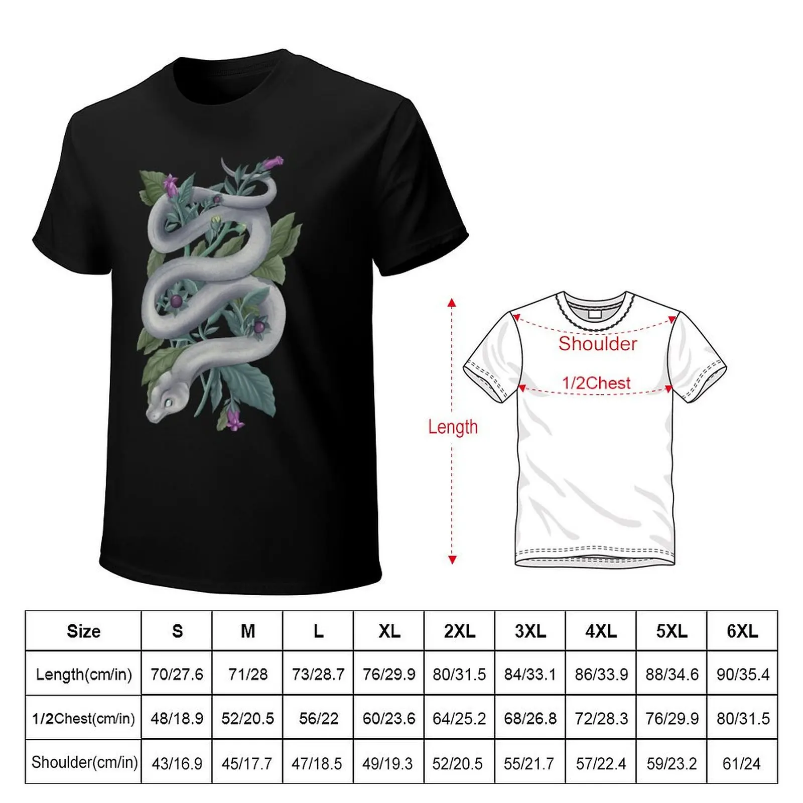 Belladonna snake T-Shirt man t shirt essential t shirt boys whites oversized t shirt men