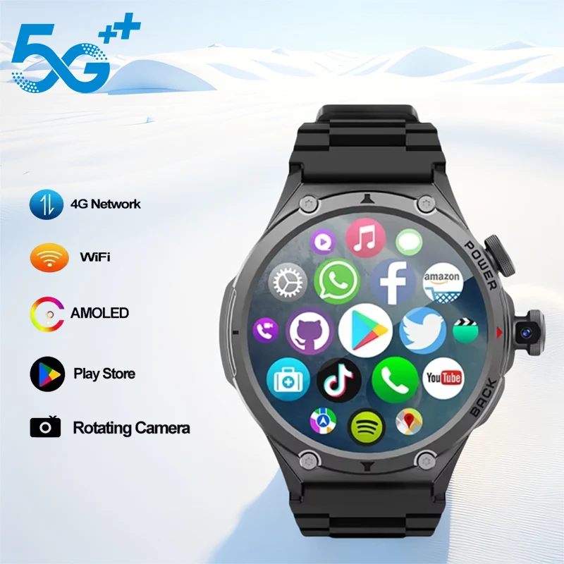 

4G LTE Android 1,6 дюйма 720* Смарт-часы, оснащенные Amoled Blue Light GPS, разрешение WIF высокой четкости, высокое качество