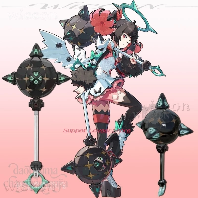 

Аниме-косплей: аксессуары и реквизит Nangong Yu Punk 3D из полимолочной кислоты  Костюм для взрослых Zenless Zone для женщин