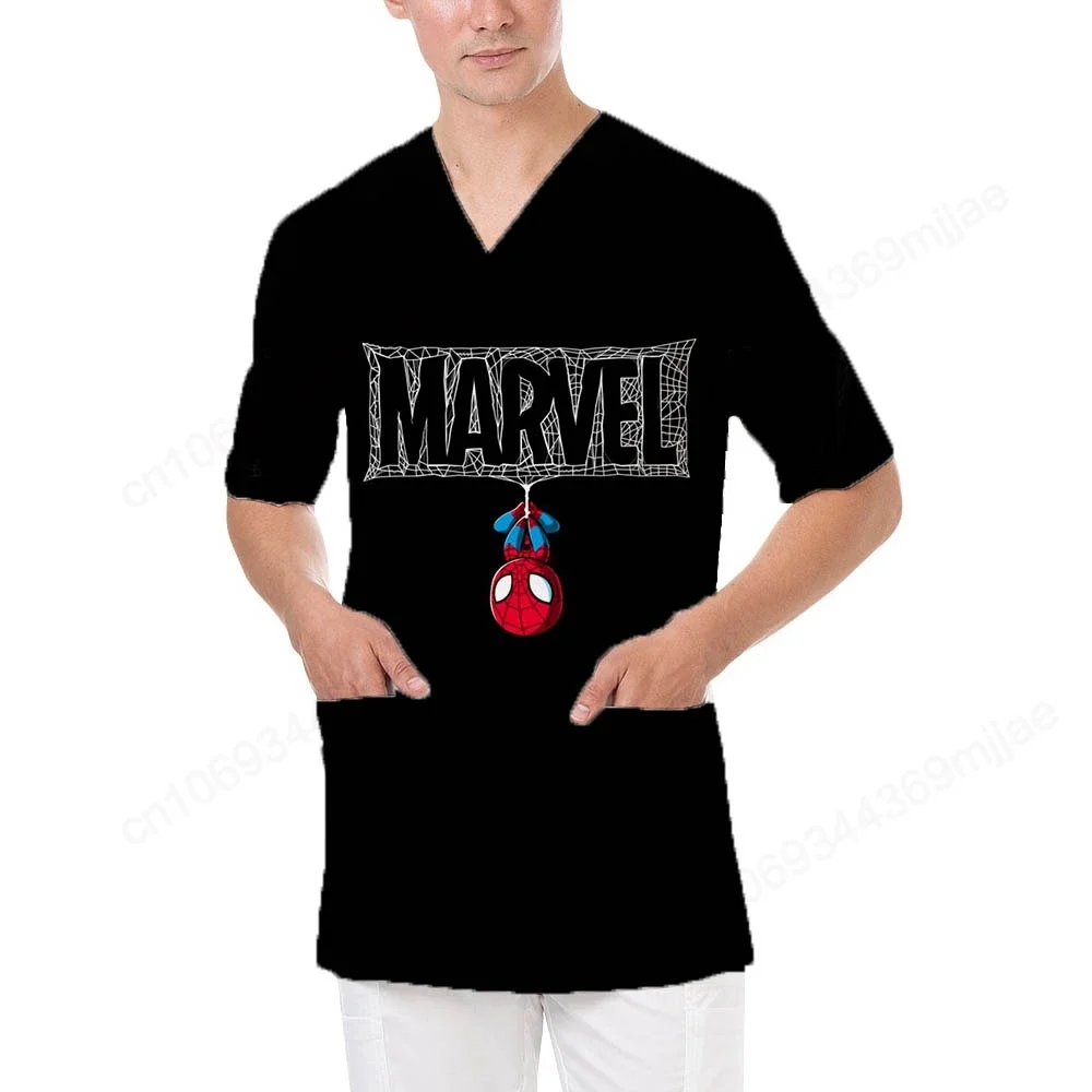 

V-neck Youthful Woman Clothes Fashion Yk2 Nurse Uniform Luxury Clothes Women T Shirt Anime T-shirt Womens Tops and Blouses Y2k