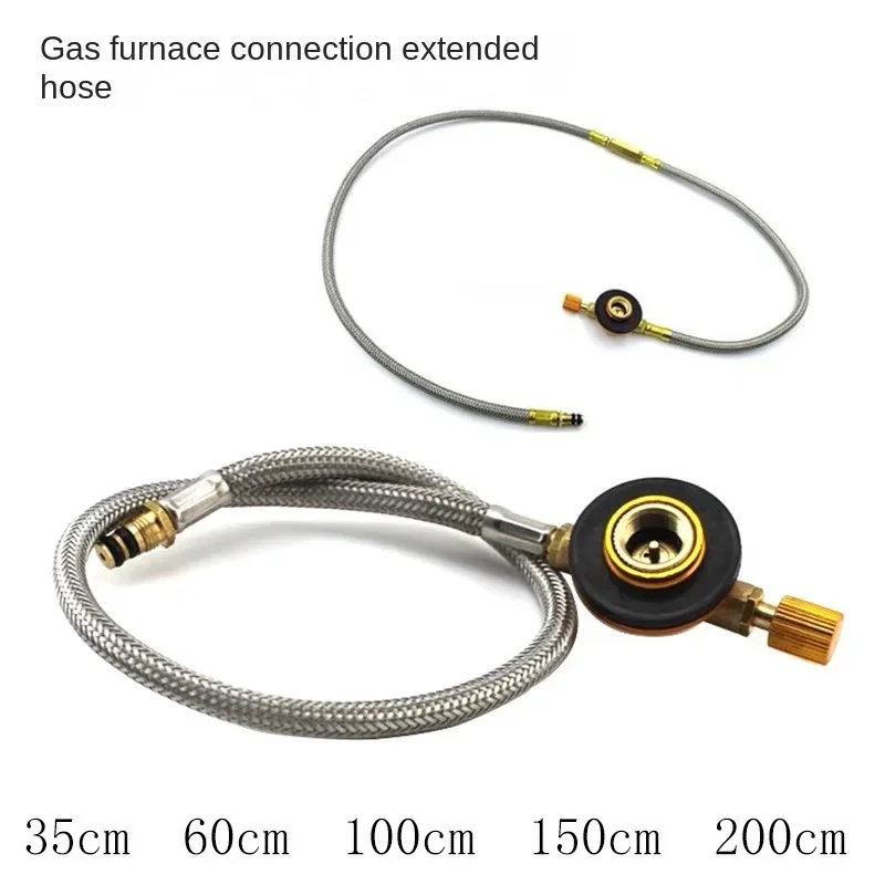 Gas tank burner decompression valve Split connection Extended hose extension wire Flat switch stove accessories