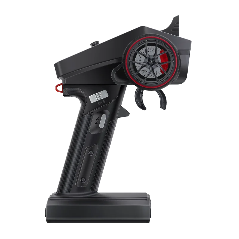 HOTRC CT-6A 6CH 2,4 GHz afstandsbediening zender radiosysteem met F-06A 6CH 4-9 V ontvanger voor RC auto boot tank voertuigonderdeel